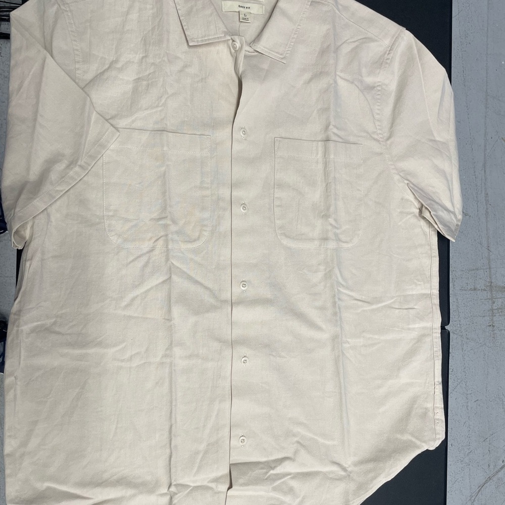 Madewell Men's Light Cream Button Down Shirt